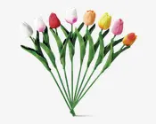 Tulipaner plast 10 stk. 