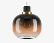 Pendel Oilella amber/klar Ø.19 cm