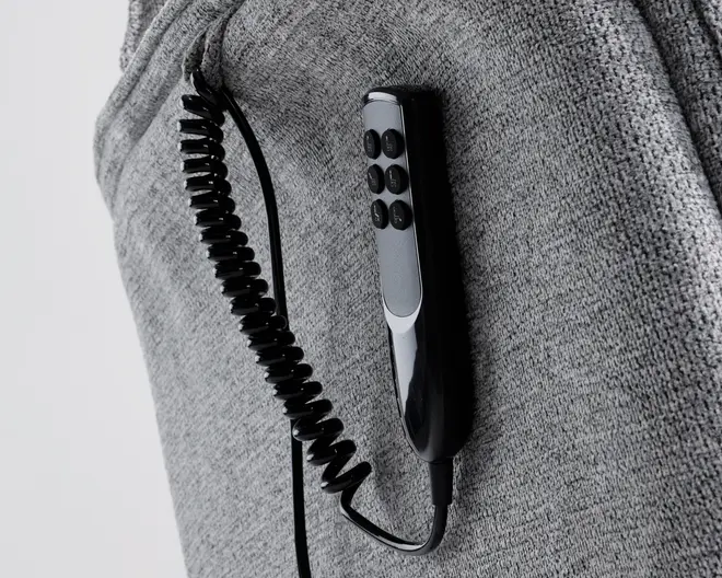 Stol m/indbygget skammel og løftefunktion