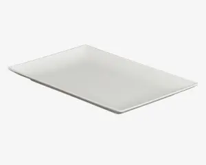 Quadro Tallerken Rektangulær 30x20 cm Hvid