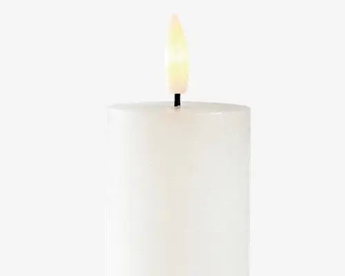 Bloklys LED hvid sæt 3 stk.