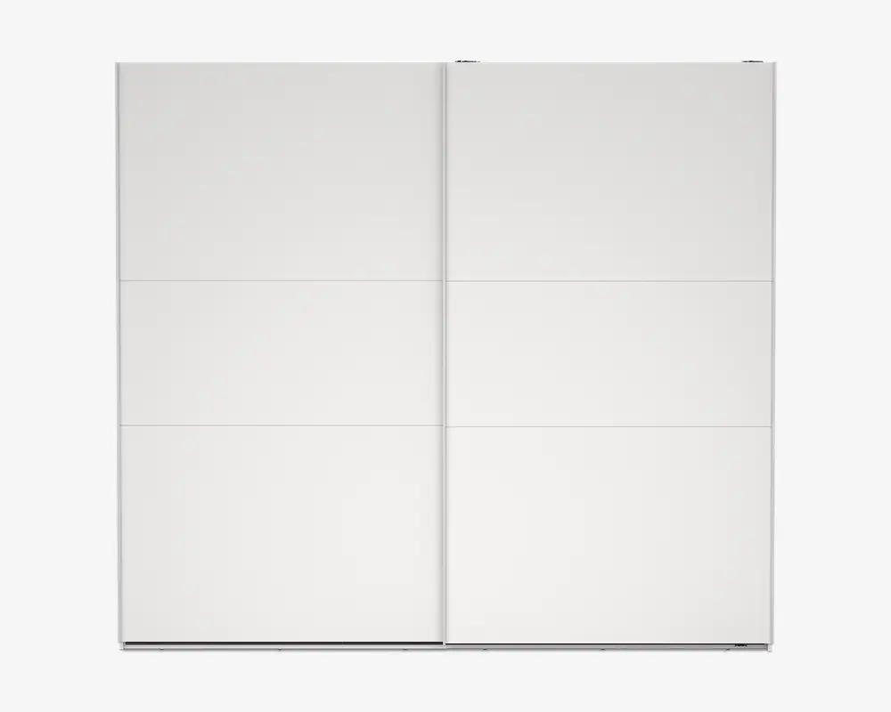 Garderobeskab Case hvid B. 244 x H. 221 cm