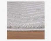 Løber Sahara sølvfarvet 80 x 150 cm