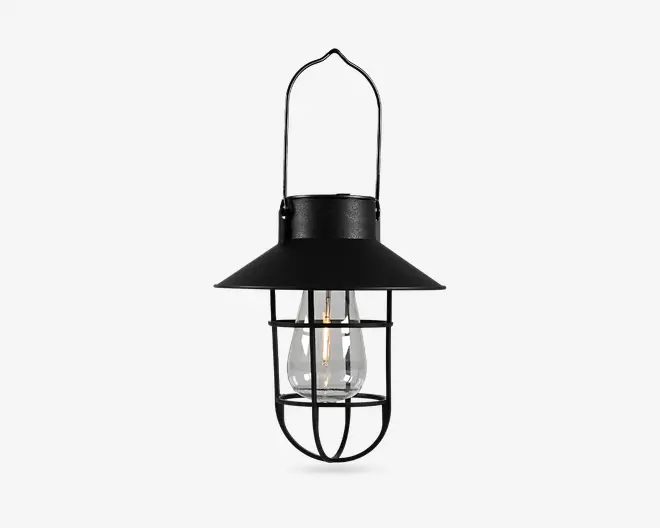 Solar lanterne sort Ø.18,3 cm 