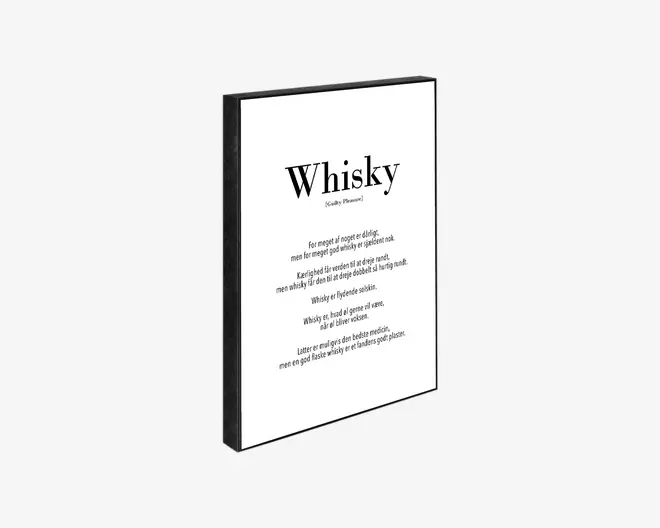 Klods Whisky 15x21 cm