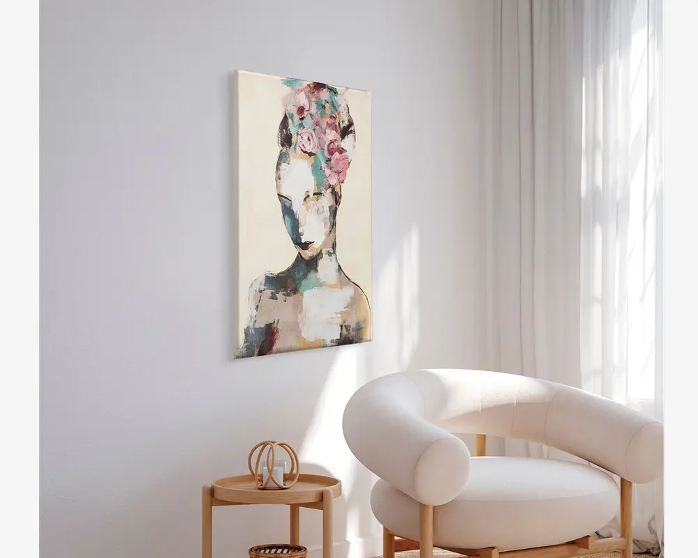 Billede Pink lady 60x80 cm 