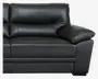 Sofa 3 Pers. Sort Læder