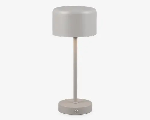 Bordlampe Jeff grå H.30 cm