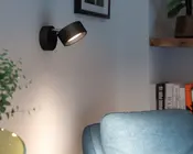 Vægspot Bracia sort 1x5,5W