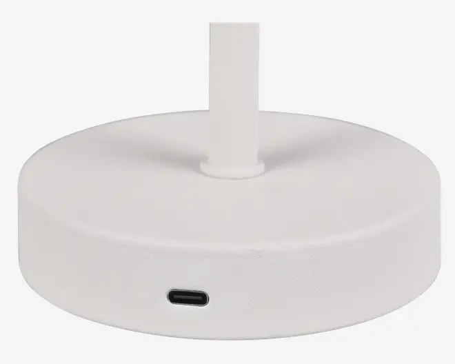 Bordlampe Jeff mat hvid H.30 cm 