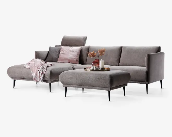 Sofa Josefine med chaiselong venstre
