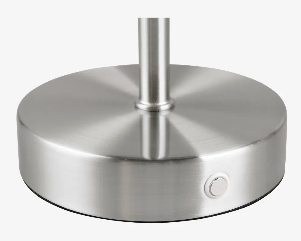 Bordlampe Jeff nikkel H.30 cm 