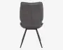 Spisebordsstol Navarra mørk grå med drejstel
