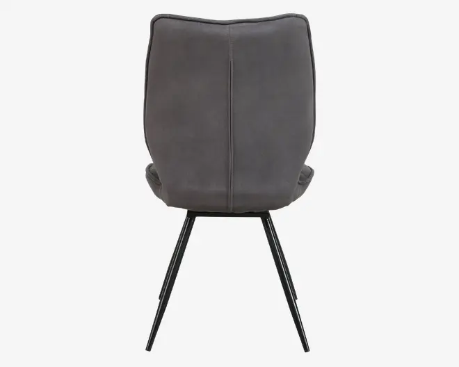 Spisebordsstol Navarra mørk grå med drejstel