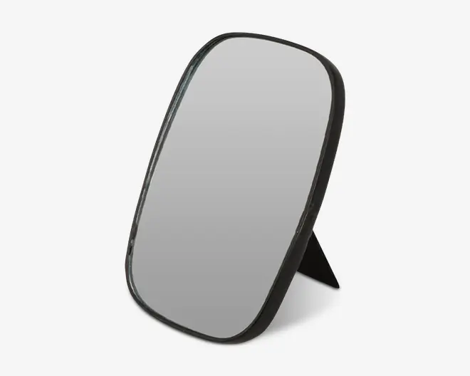 Bordspejl Sort H.22 x B.16 cm 