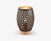 Bordlampe Bidar Sort H.21,5 cm