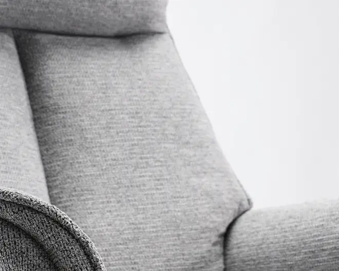 Drejestol m/indbygget skammel og 0-gravity