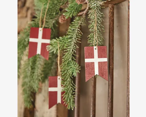 Flag træ sæt 12 stk. 4x6 cm
