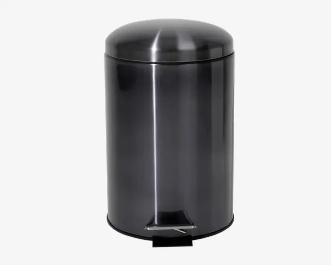 Pedalspand grå soft close 5L