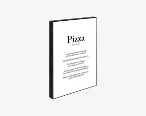 Klods Pizza 15x21 cm