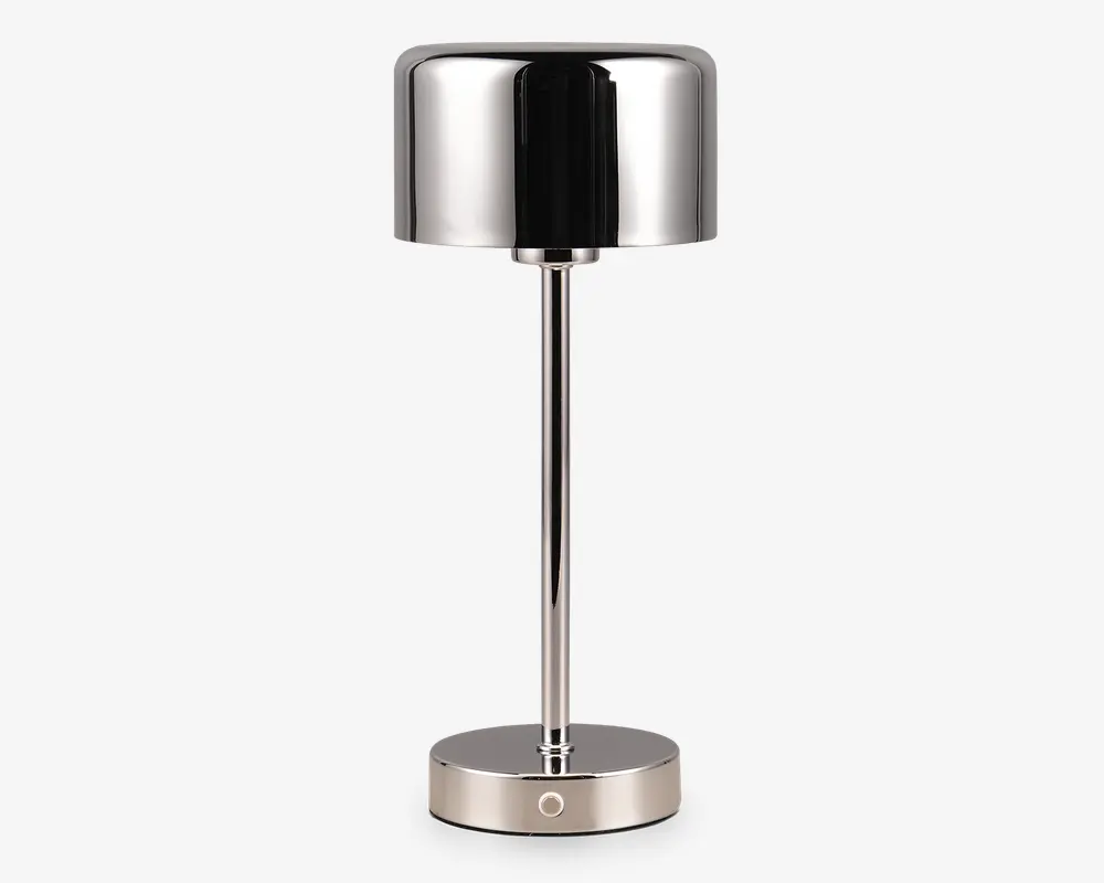 Bordlampe Jeff krom H.30 cm 