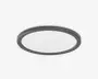 Plafond Ultra Slim Backlight sort Ø.23,5 cm