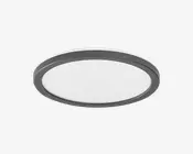 Plafond Ultra Slim Backlight sort Ø.23,5 cm