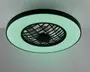 Loftlampe med ventilator og farveskift