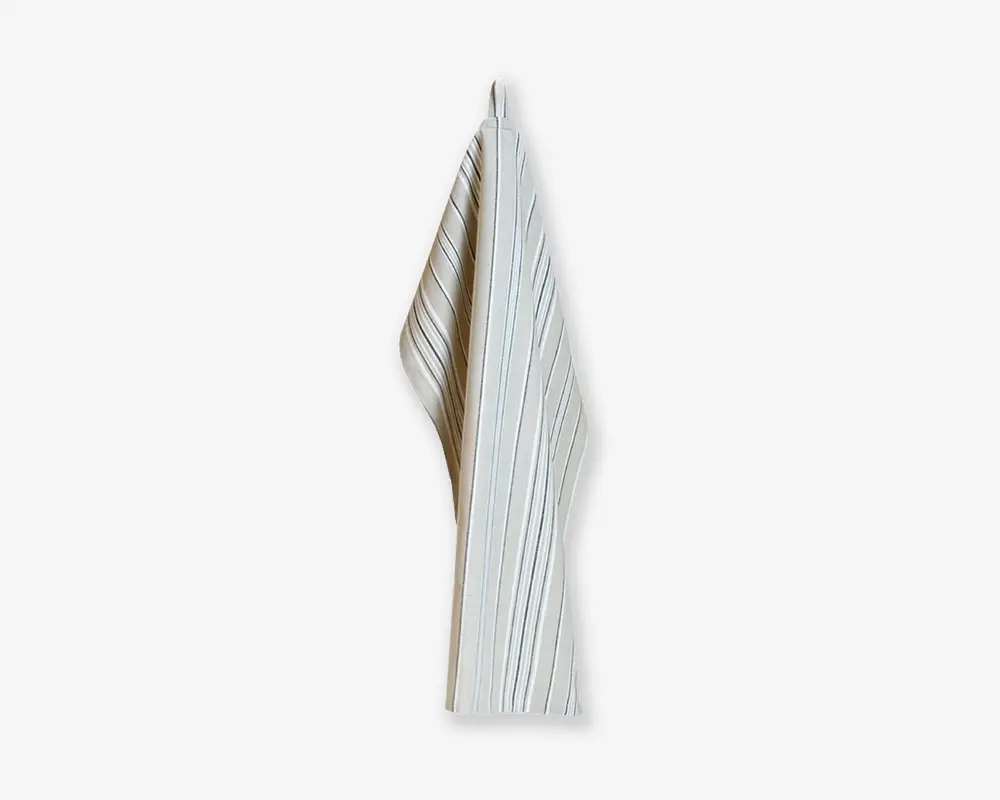 Viskestykke beige/hvid 50x70 cm 