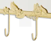 Knage med spejl guld L.40 cm