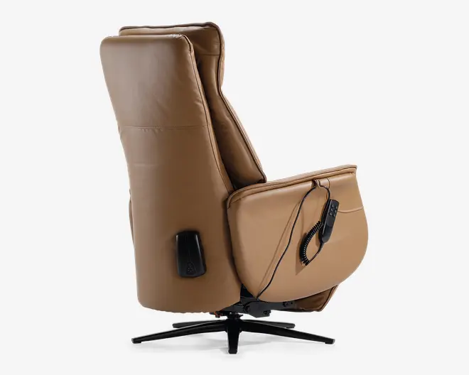 Stol m/indbygget skammel og løftefunktion