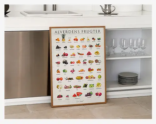 Plakat Alverdens Frugter