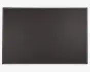 Dækkeserviet mørk brun pu 45x30 cm