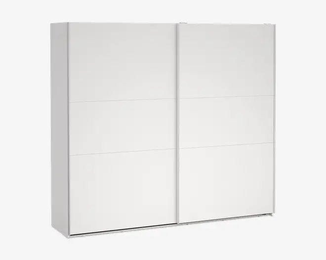 Garderobeskab Case hvid B. 244 x H. 221 cm