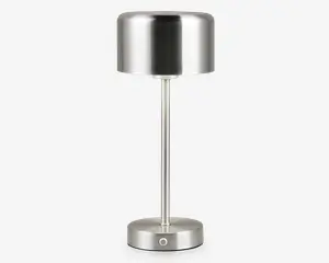 Bordlampe Jeff nikkel H.30 cm 