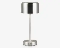 Bordlampe Jeff nikkel H.30 cm 