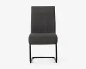 Spisebordsstol posefjedre i sædet antracit