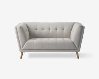 Sofa 2 Pers. Beige Stof