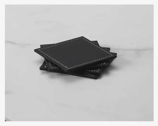 Coaster Sort PU 4 Stk. 10x10 cm