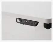 Hæve-Sænkebord 80x160 cm Hvid/Hvid