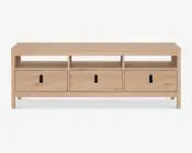 Tv-bord Madrid lys eg m/3 skuffer