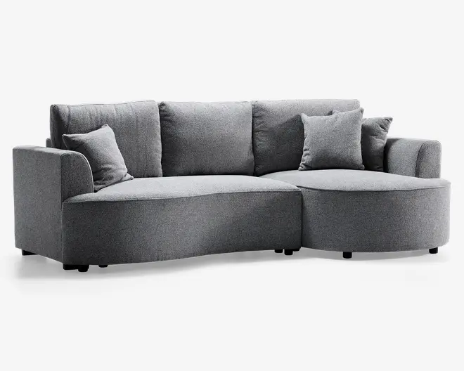 Sovesofa med chaiselong højrevendt