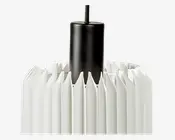 Peak Pendel Plast Sort Ø.18 cm