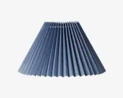 Plisseskærm Blå 17 cm