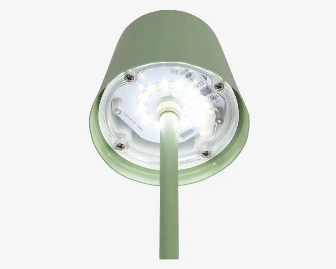 Bordlampe Diaz pistacie grøn H.21 cm 