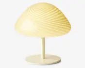 Bordlampe Mini Mus creme H.17 cm 