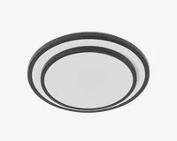 Plafond Berlin sort Ø.29,3 cm 