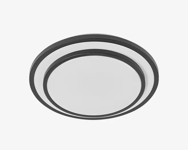 Plafond Berlin sort Ø.29,3 cm 