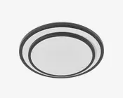 Plafond Berlin sort Ø.29,3 cm