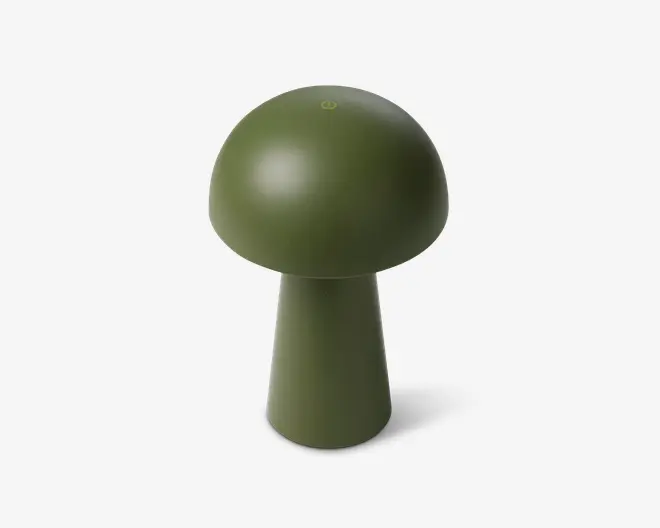 Bordlampe Move Me olivengrøn LED H.21,5 cm